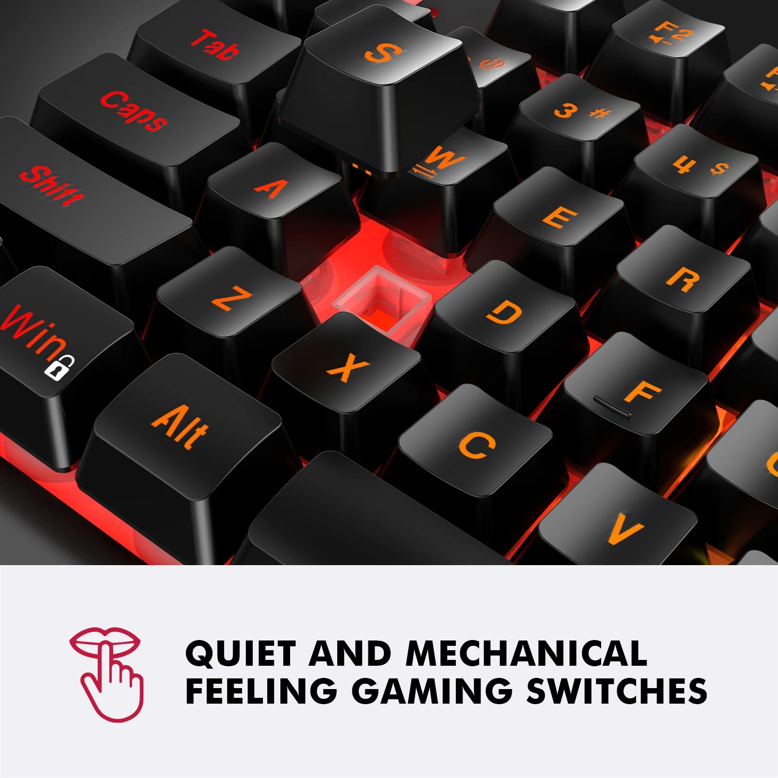 NPET K10V3 RGB Kabelgebundene Gaming-Tastatur