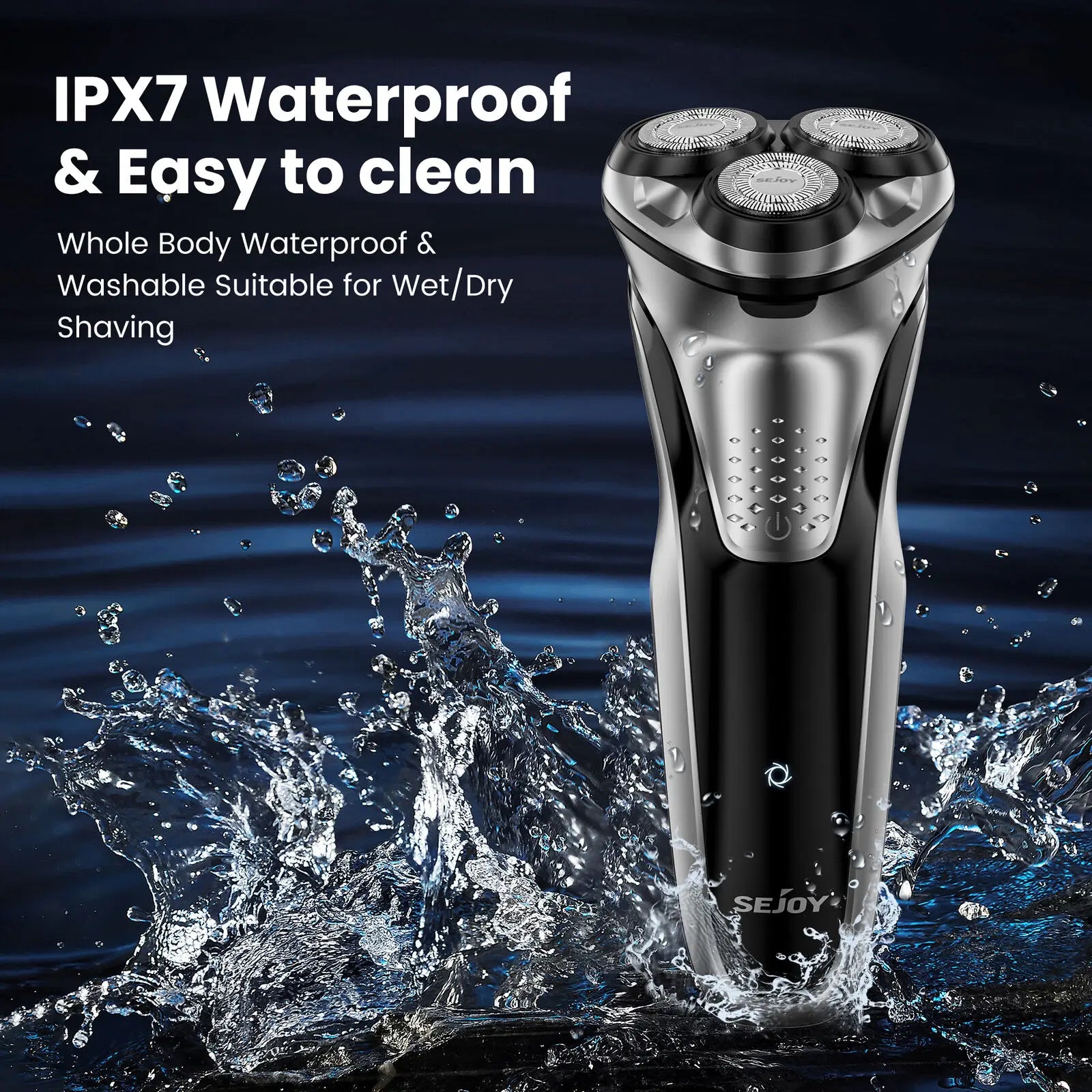 Sejoy 3D Floating Wet Dry Electric Shaver