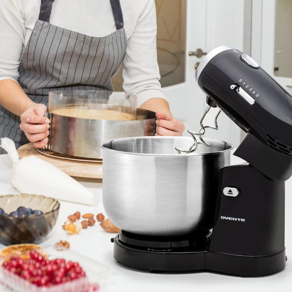 Retro 5-Speed Electric Kitchen Stand Mixer