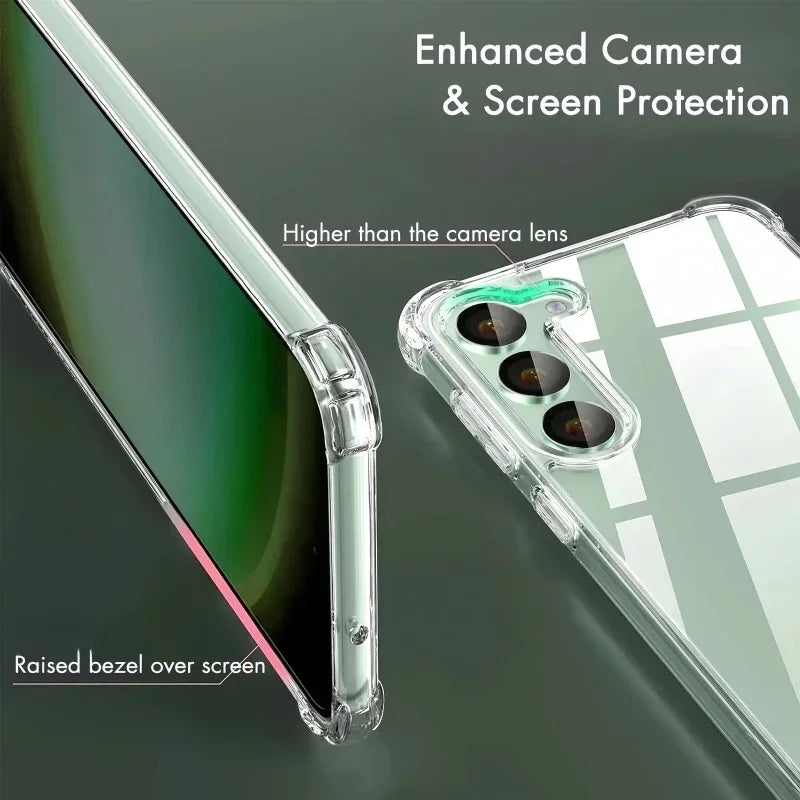 Transparent Shockproof Samsung Case