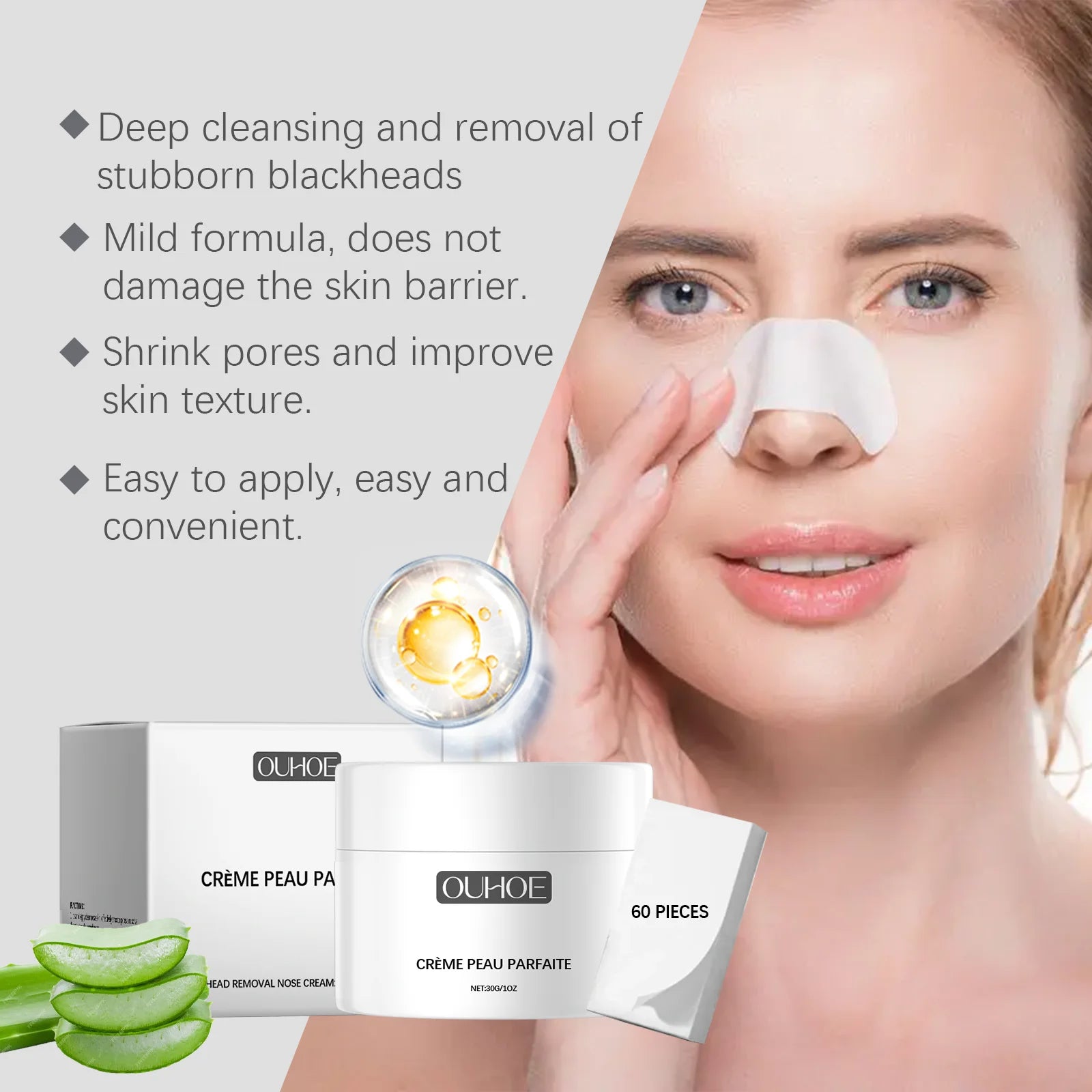 Blackhead Removal Nose Cream Patch