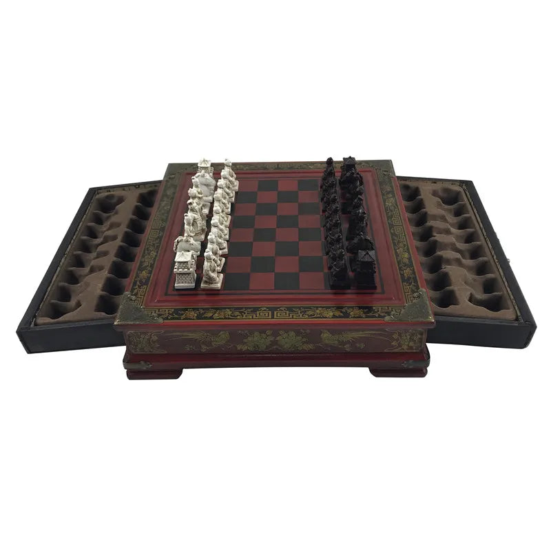 Antique 3D Terracotta Army Chess Set