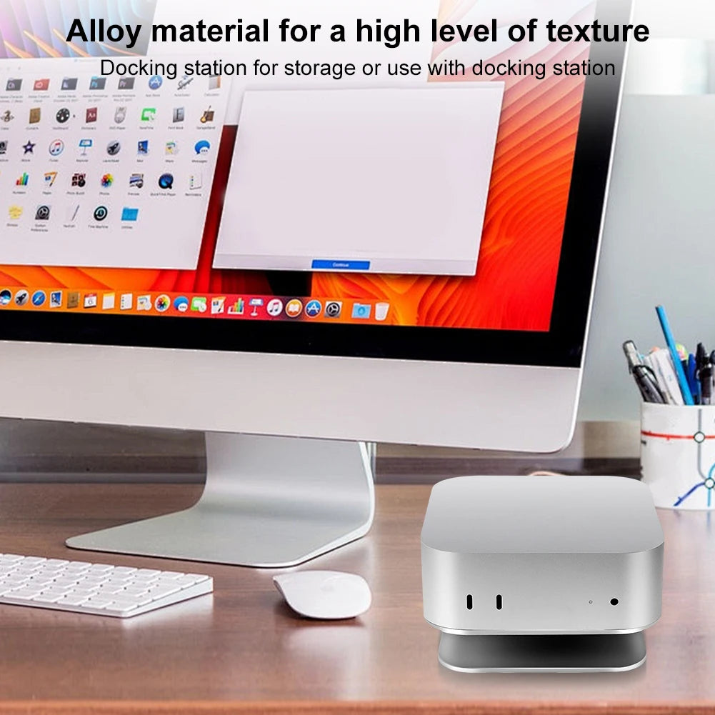Metal Laptop Storage Rack for Mac Mini