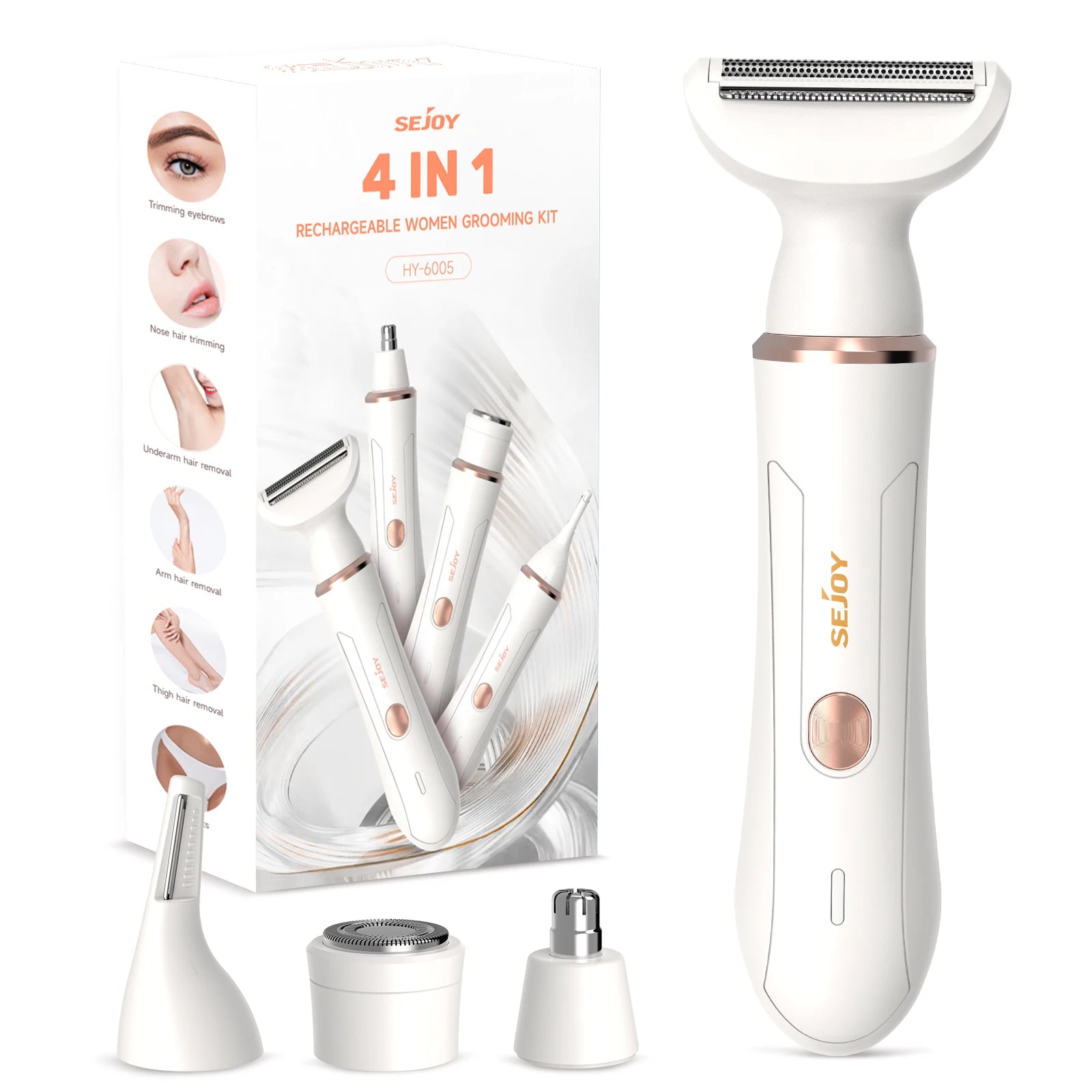 Sejoy 4-in-1 Electric Lady Shaver