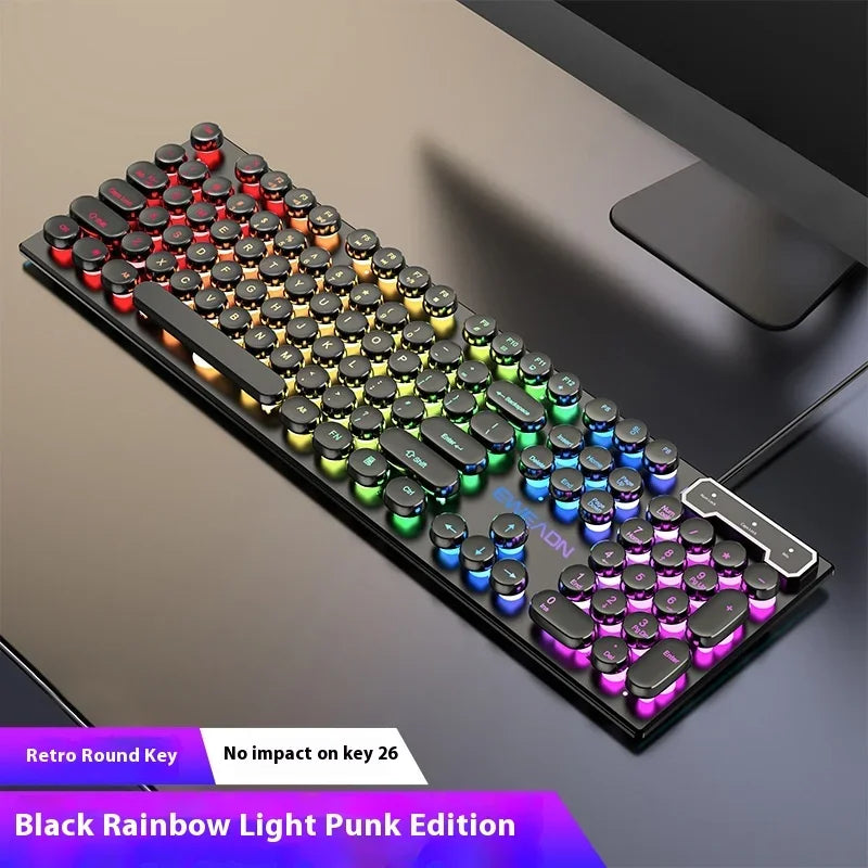 104-Key Wired Mechanical Feel Gaming Kit