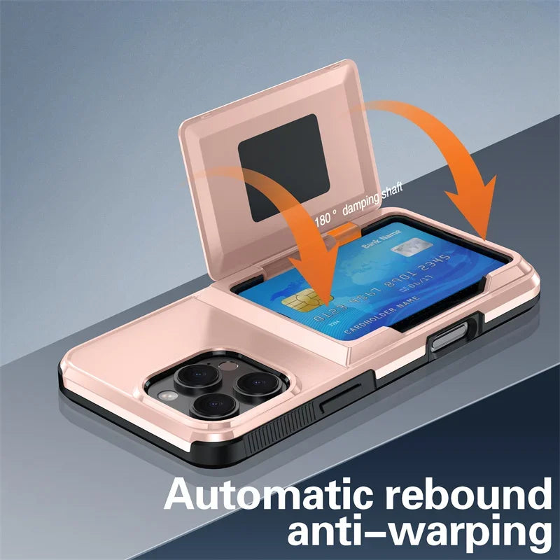 Card Wallet Flip Stand iPhone Case