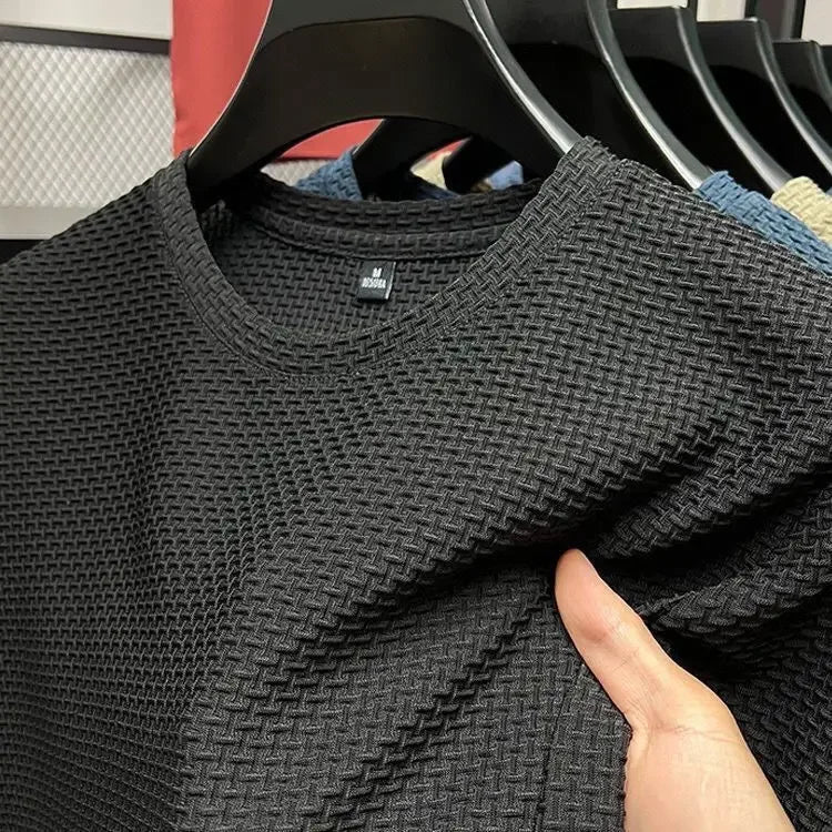 Summer Men’s Ice Silk Quick-Dry Tee