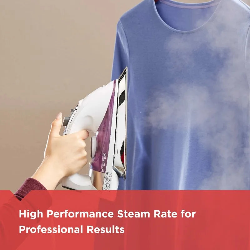 Black+Decker 1500W Steam Iron Pro