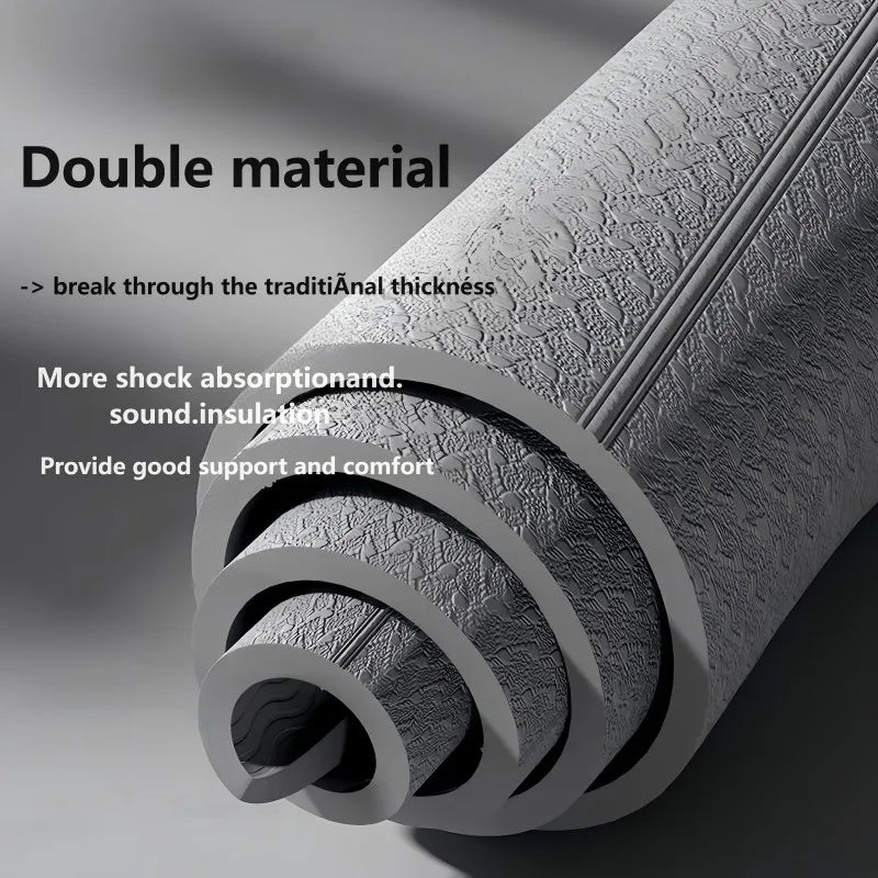 Foldable Thick Non-Slip Sponge Yoga Mat