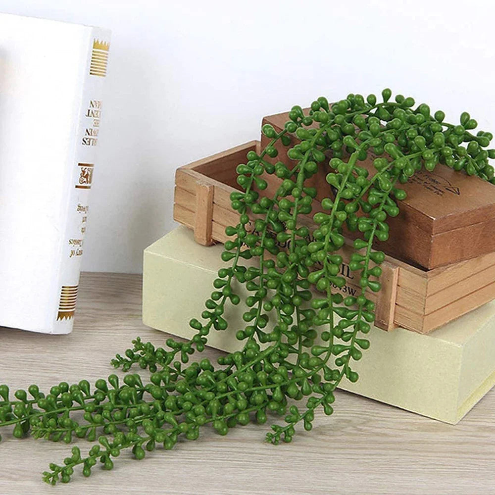 Hanging Faux Succulent Vine for Wall Decor