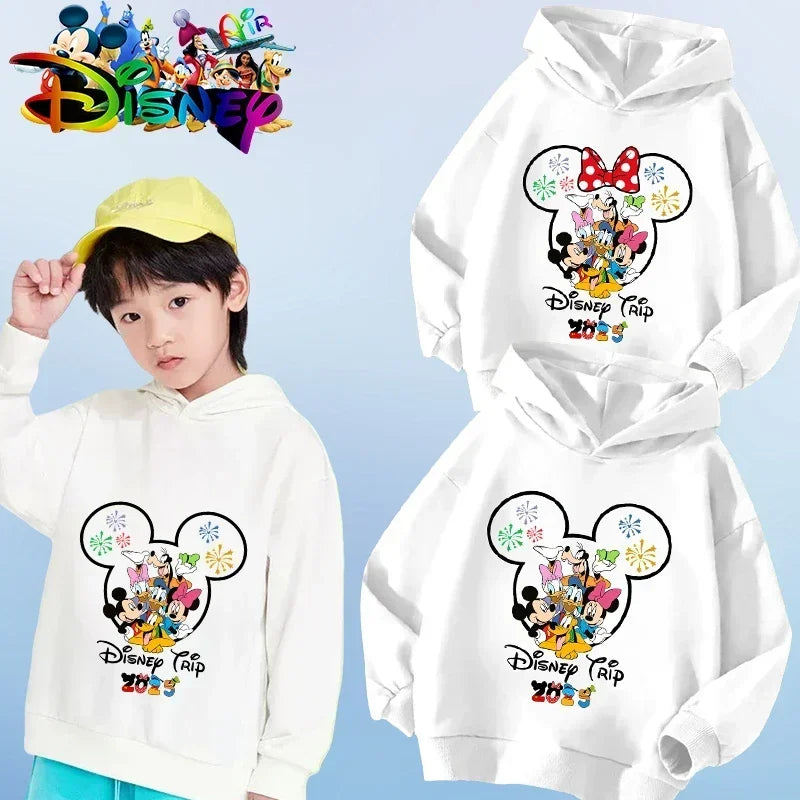 Disney Kawaii Kids Hoodie – 2025 Trip