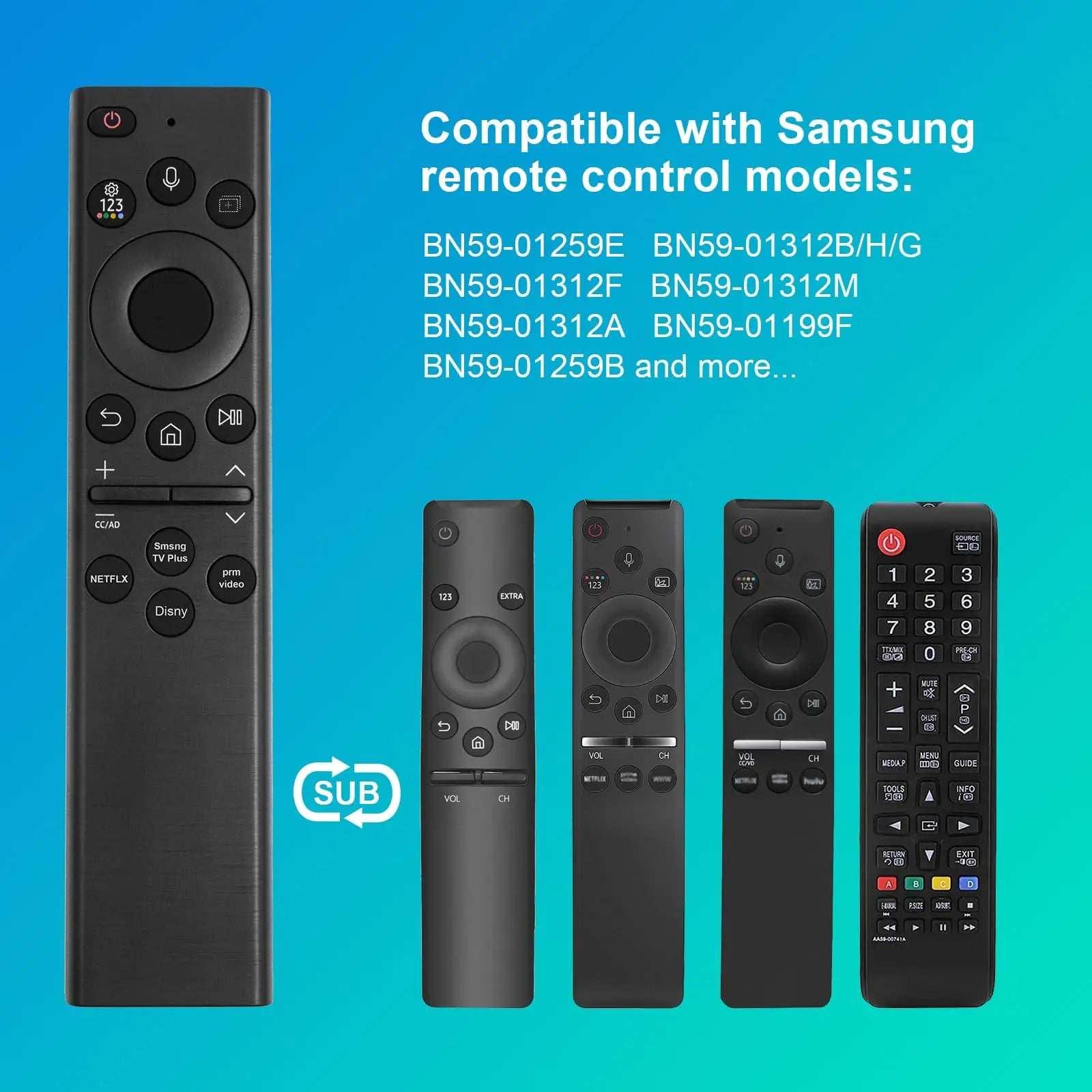 BN59-01385A Voice Remote for Samsung TVs