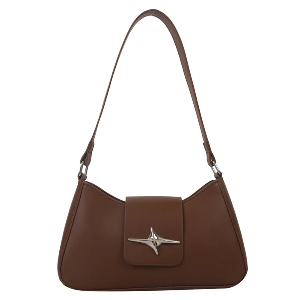 Y2K Sequin PU Leather Shoulder Bag