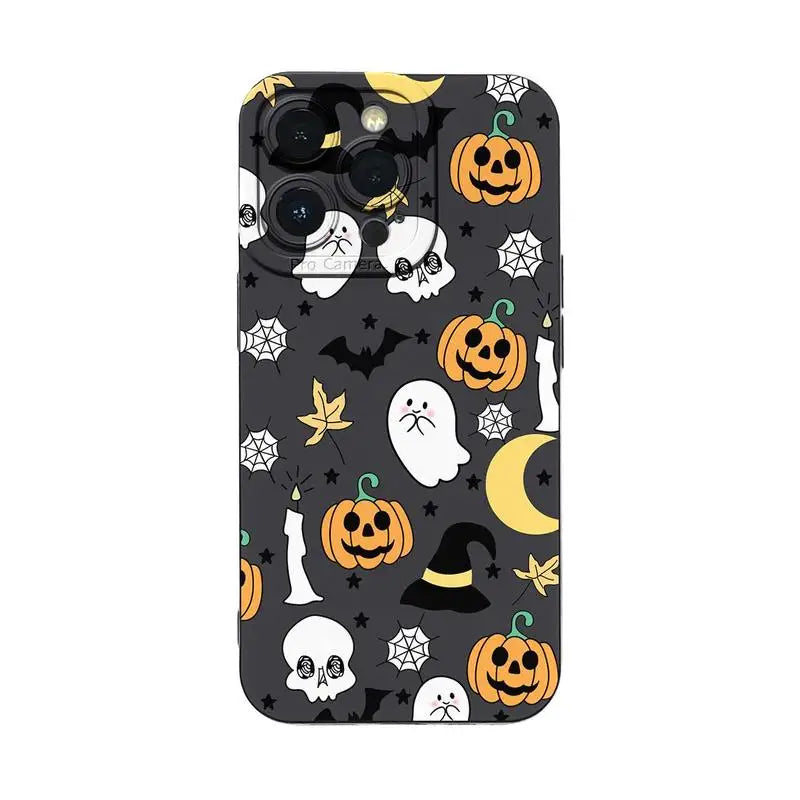 Funny Pumpkin Pattern iPhone Case
