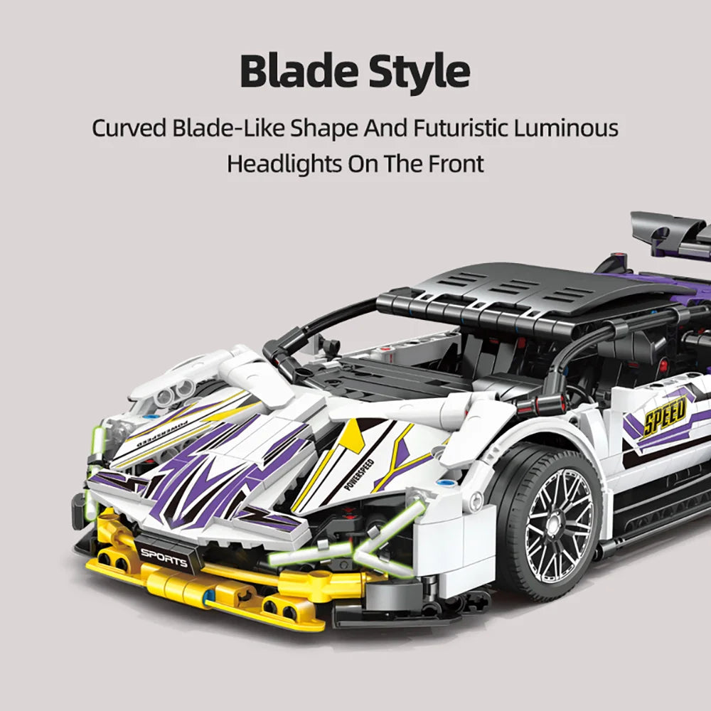 Supercar Building Block Set – 1215pcs