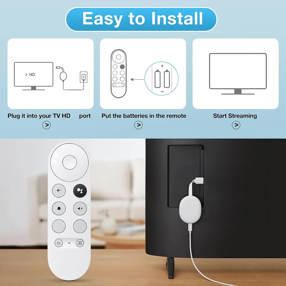 G9N9N Bluetooth-Sprachfernbedienung für Google TV
