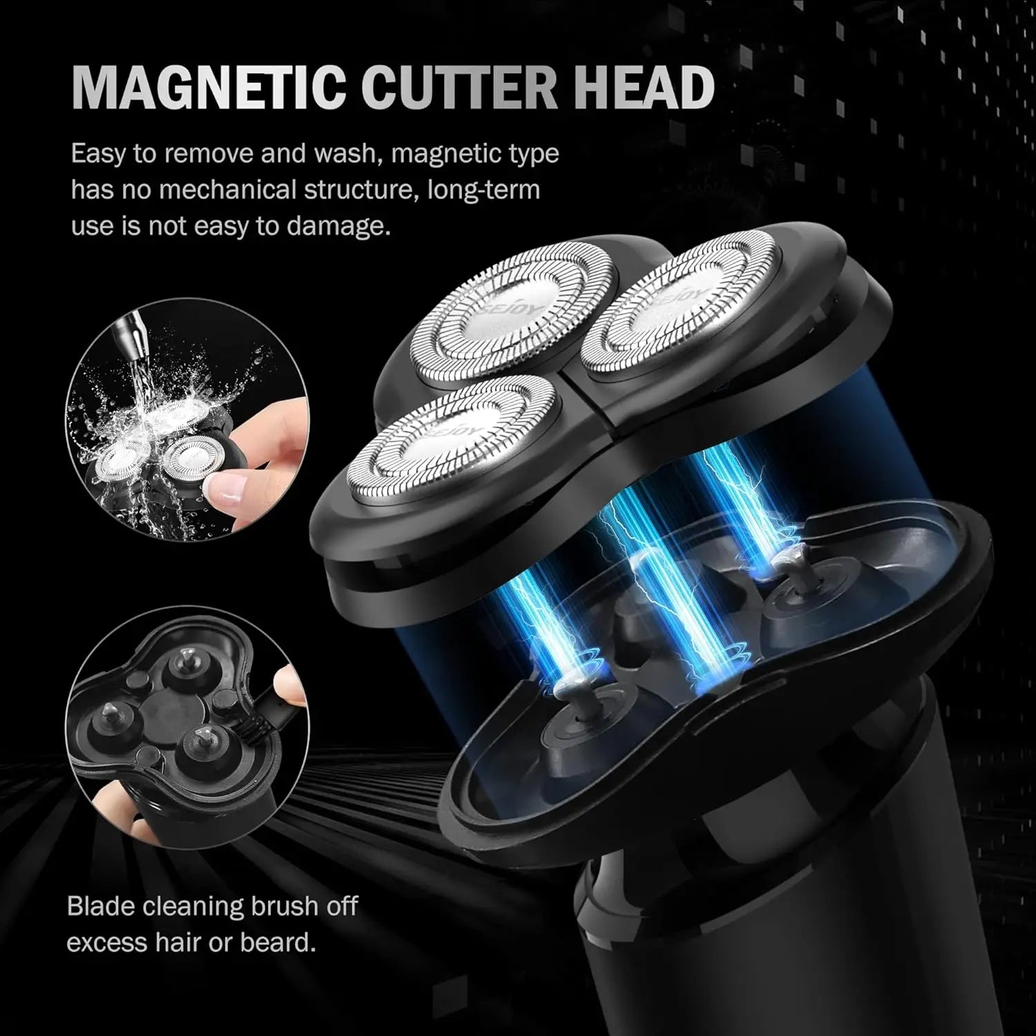 Sejoy Waterproof IPX5 Electric Shaver