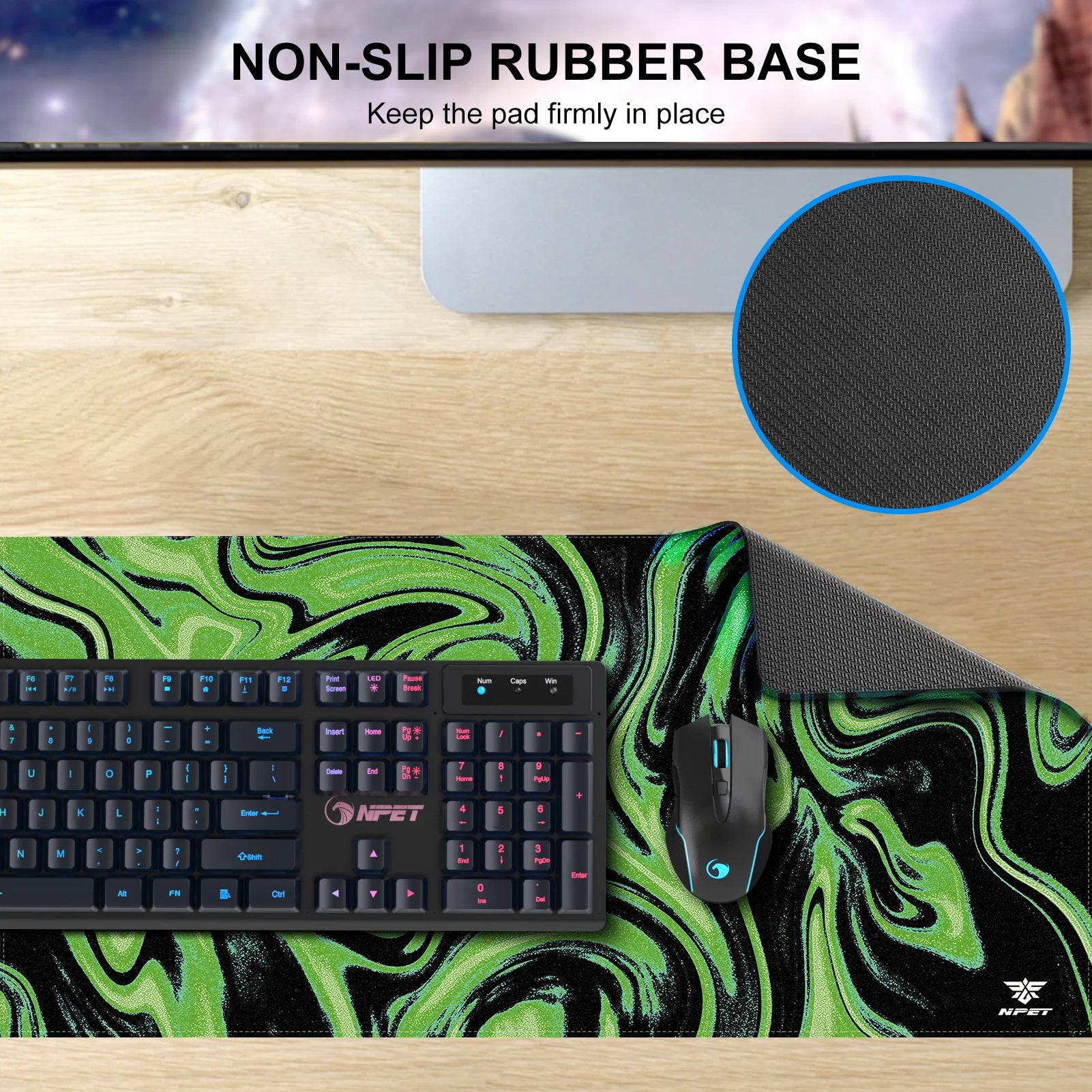 NPET N110 Large Extended Mouse Pad 35x17