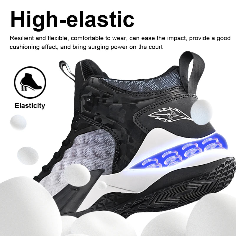 Atmungsaktive, rutschfeste Basketball-Sneaker für Herren