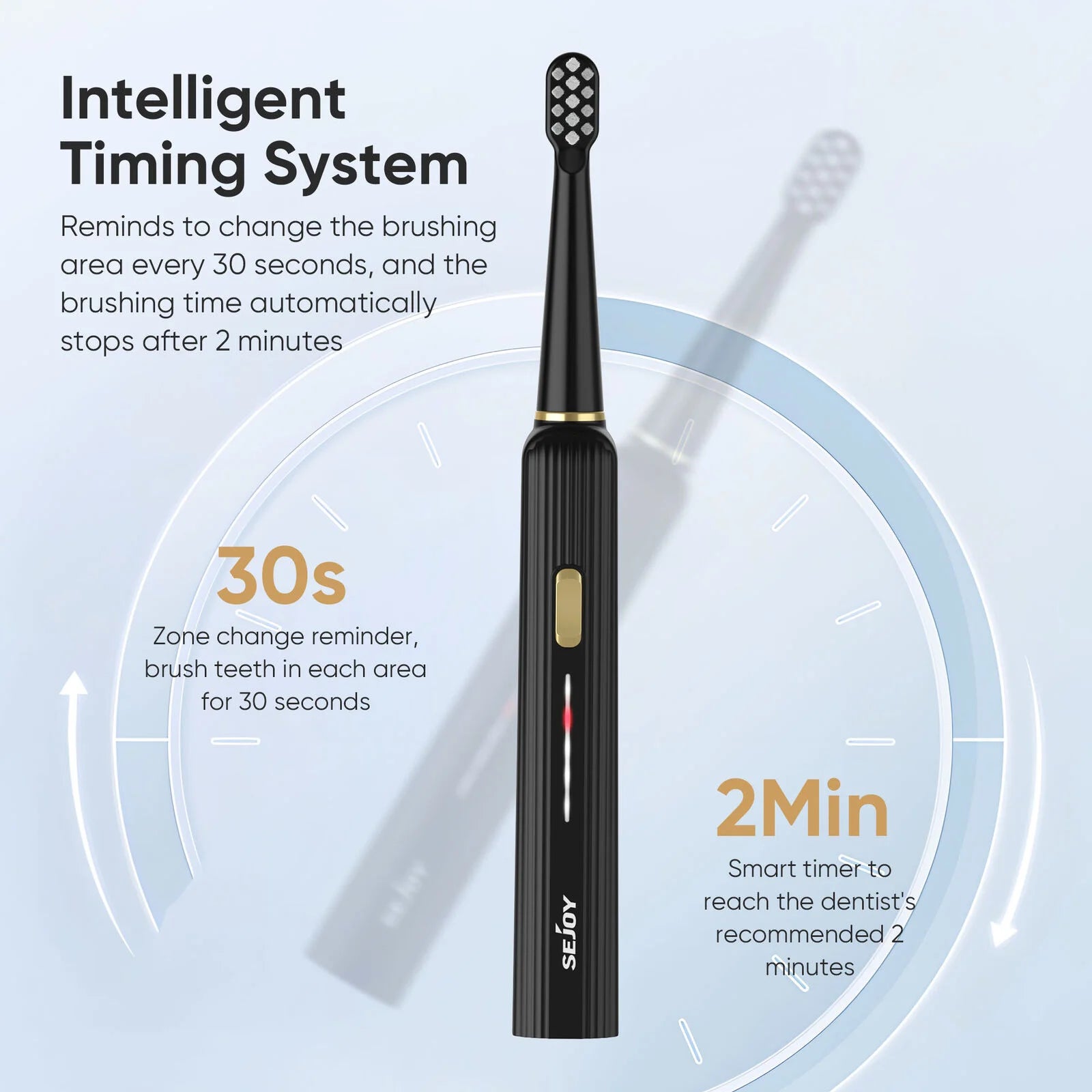SEJOY Sonic Rechargeable Toothbrush