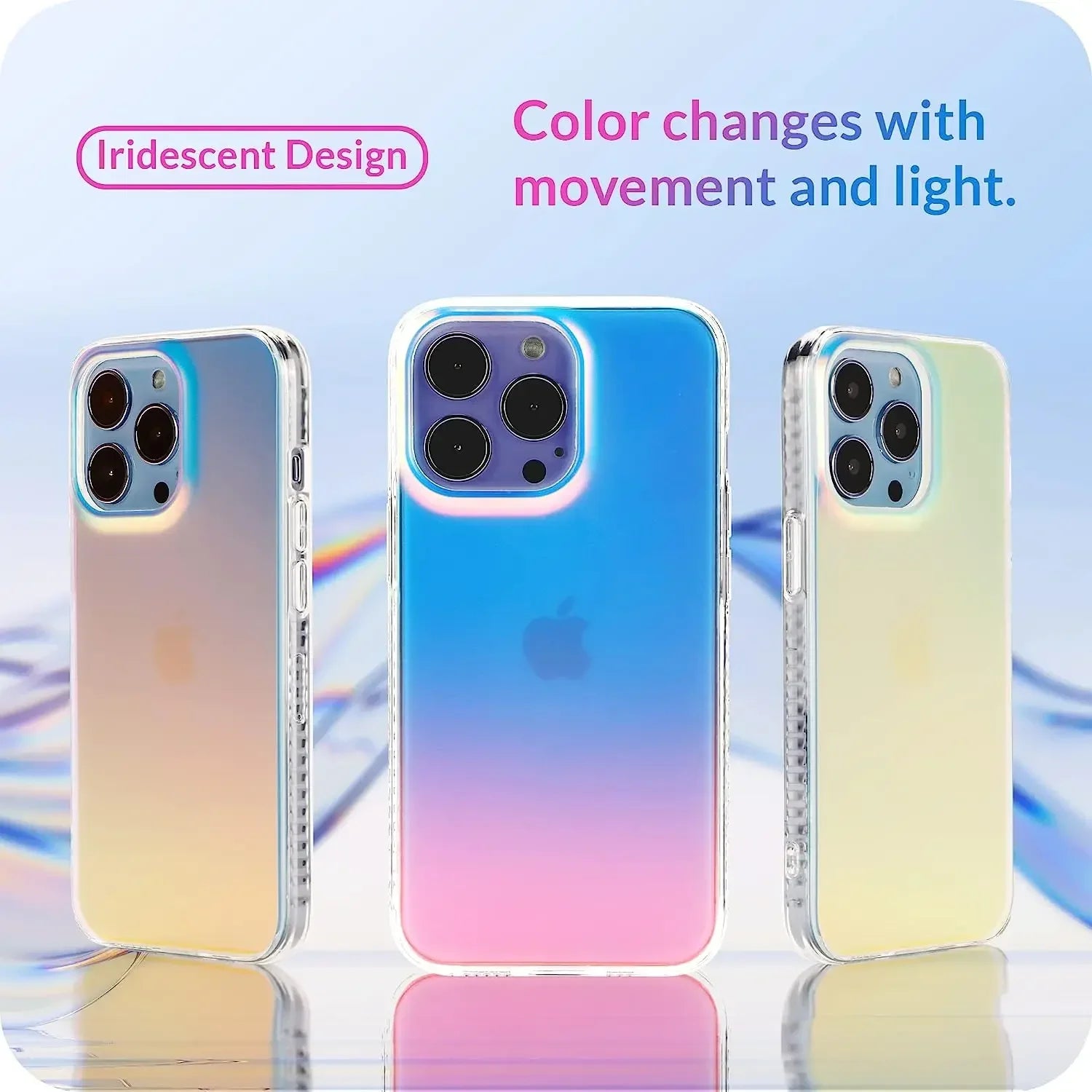 Fluorescent Iridescent Matte iPhone Case