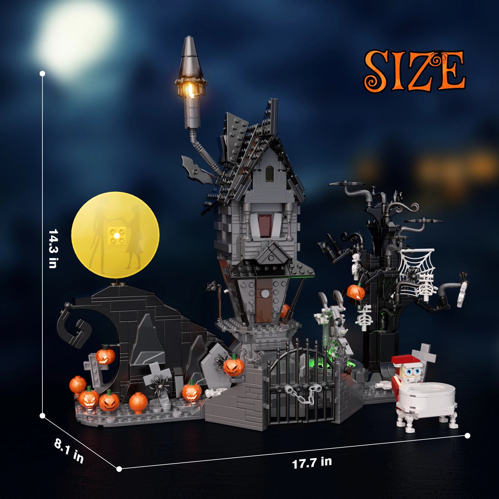 Nightmare Before Christmas House Blocks