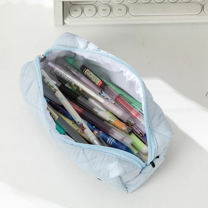 Bow Ribbon Large Pencil Case for Girls