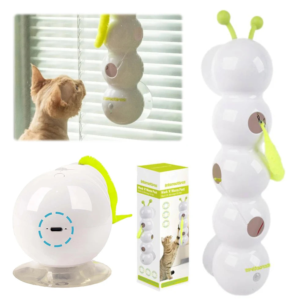 Caterpillar Motion Cat Toy with Tail
