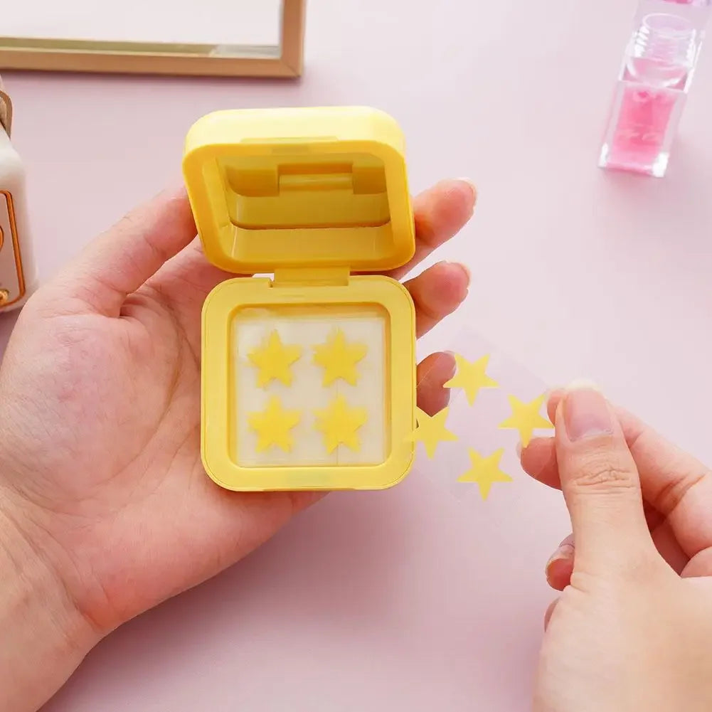 Star Acne Patches with Mirror Box