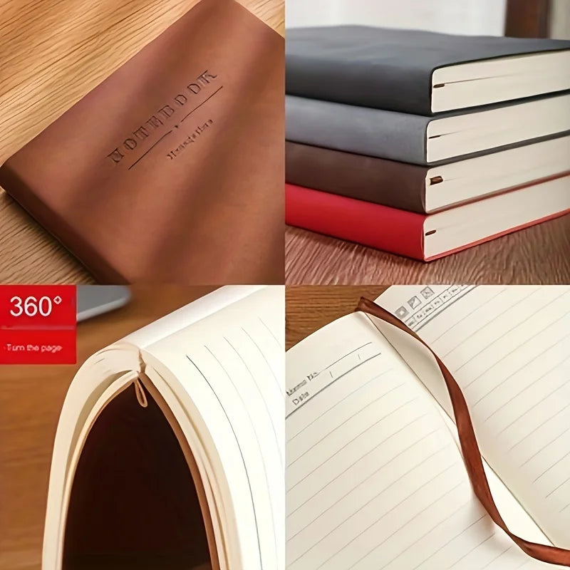Faux Leather Daily Journal Notebook