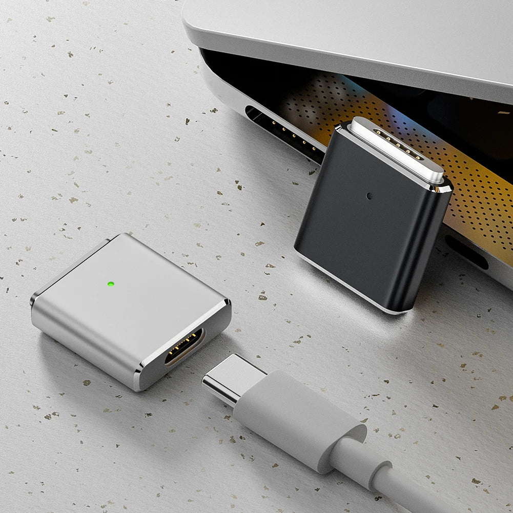 100W Magnetic PD3.1 USB-C Adapter LED