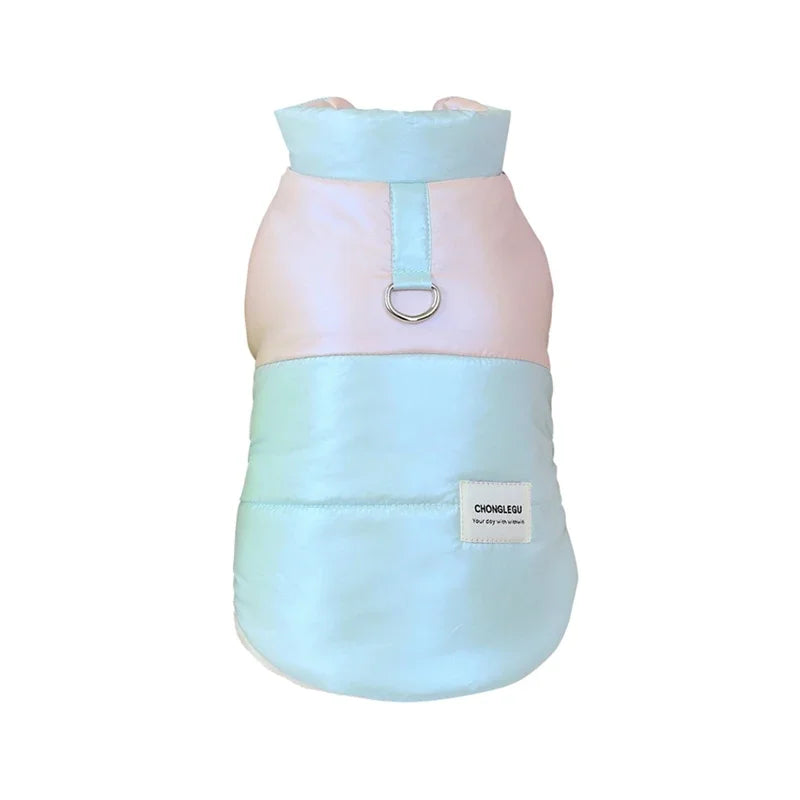 Winter Pet Jacket with Leash Ring