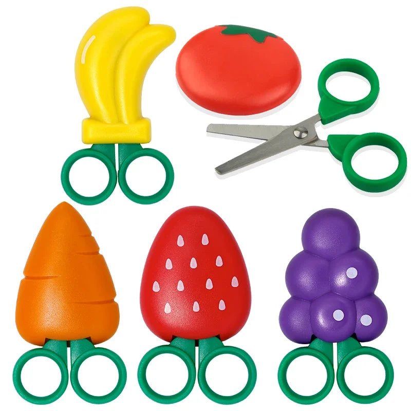 Fniiva Kids Fruit Shaped Safety Scissors