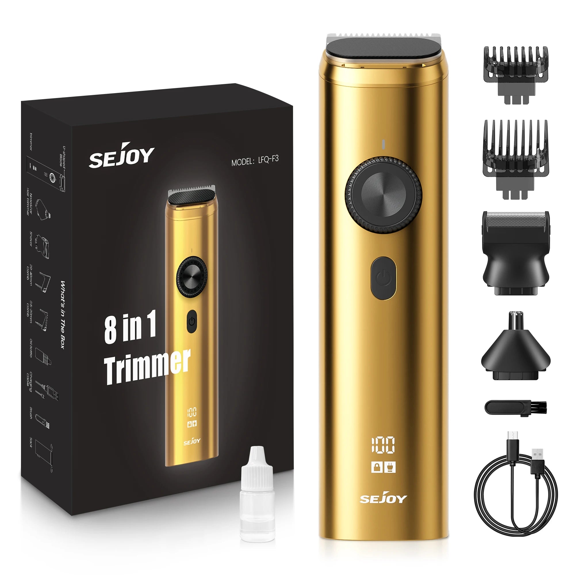 Cordless Men's Electric Hair Clipper Kit
