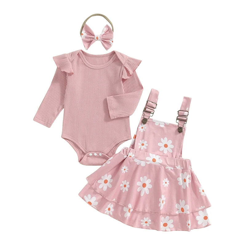 Baby Girl Knit Sweater Skirt Set