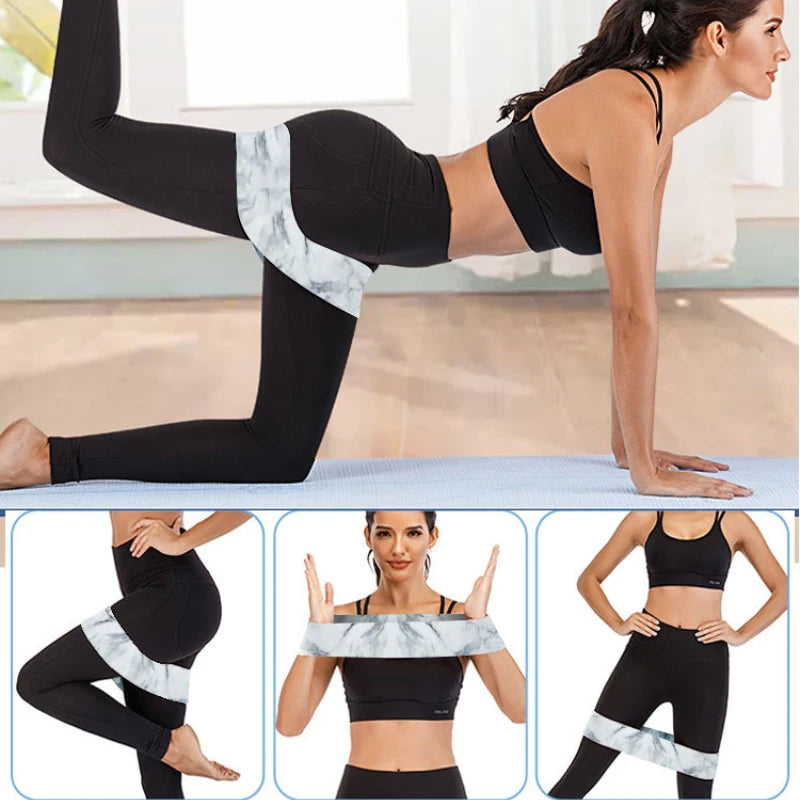 Fabric Booty Bands Long Resistance Set