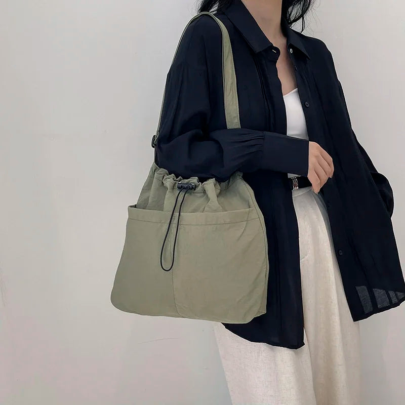 Women's Large Nylon Crossbody Bag