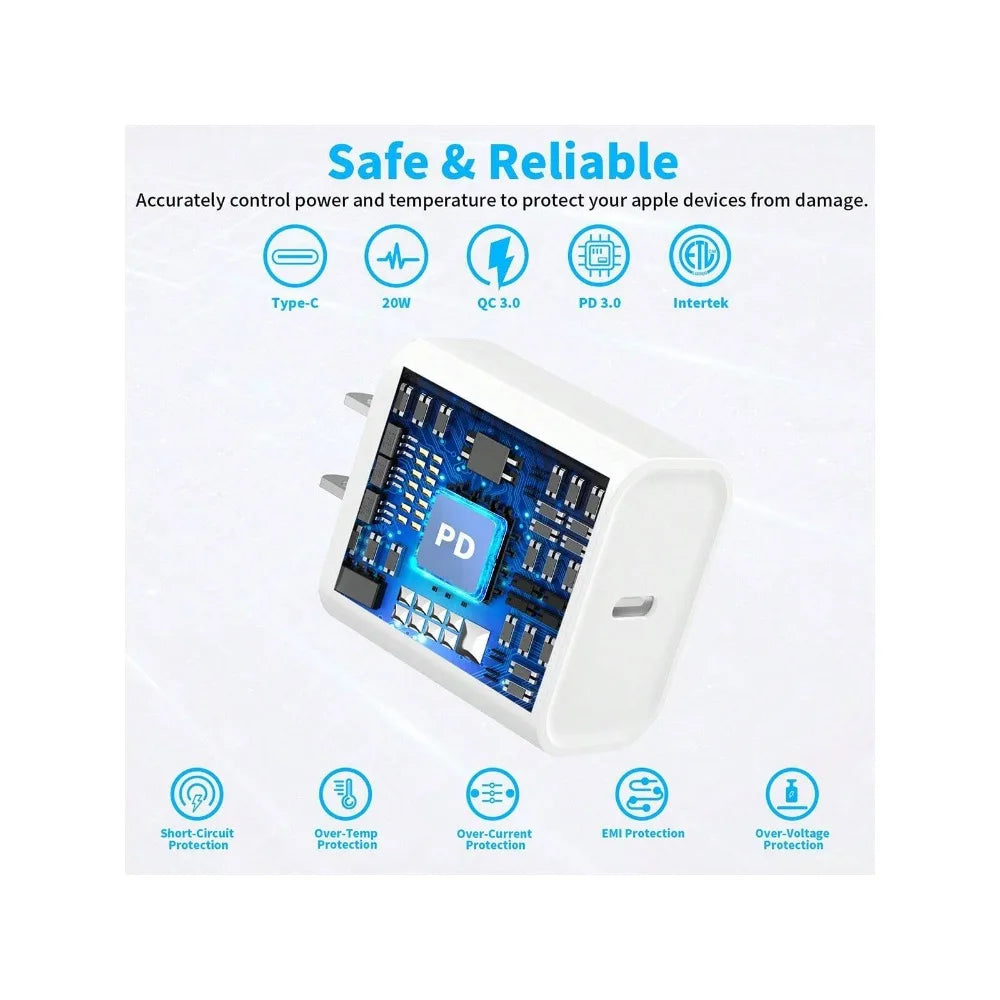 3-in-1 20W Fast Charging Set for iPhone