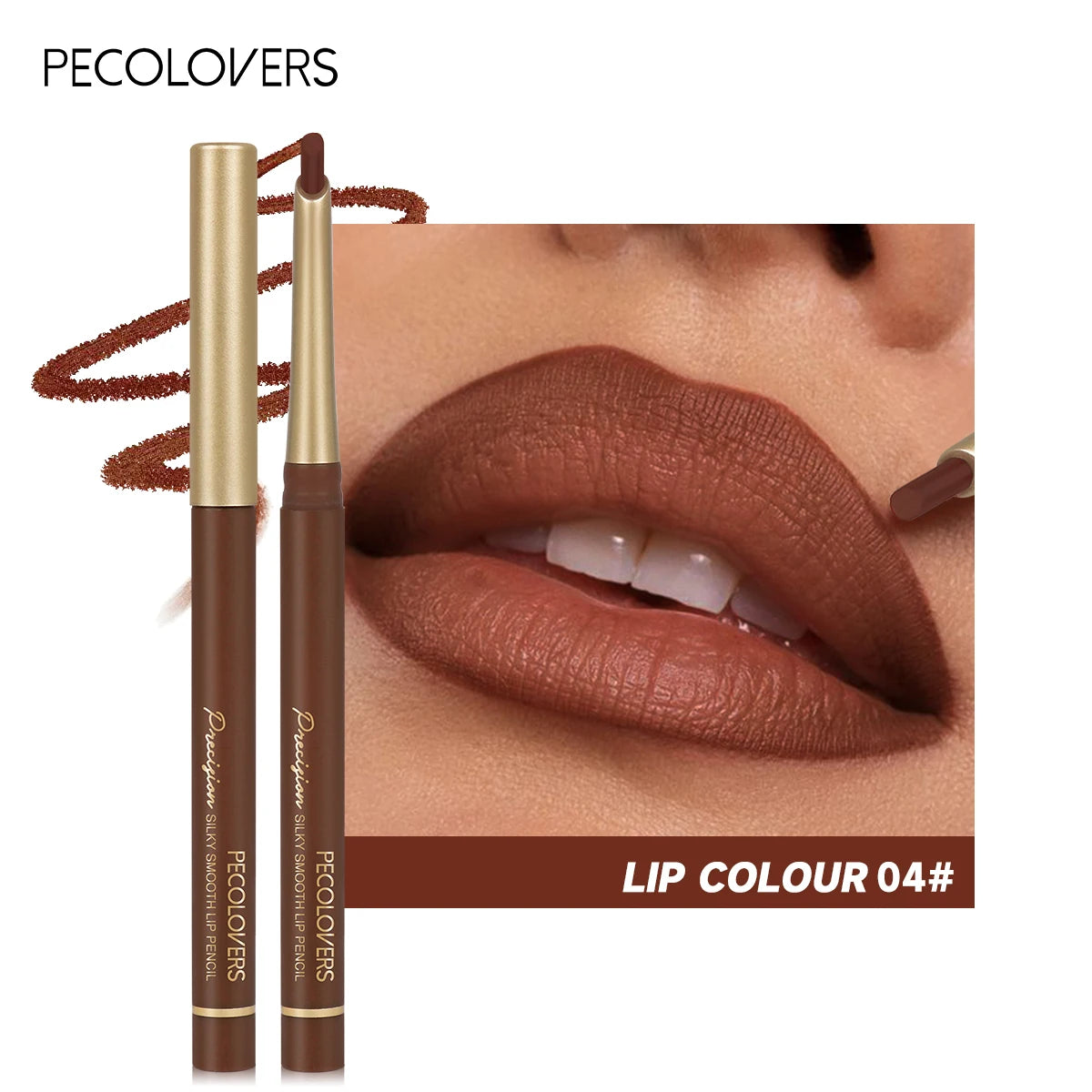 Mattes 6-Farben-Lipliner-Stift-Set