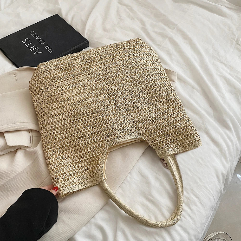 Vintage Crochet Summer Shoulder Handbag