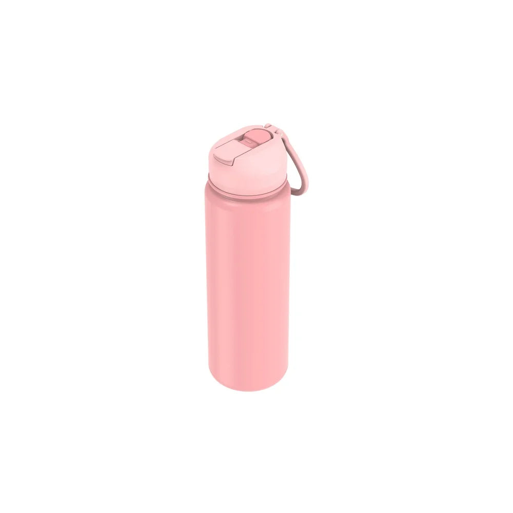 24oz Pink Stainless Steel Water Bottle
