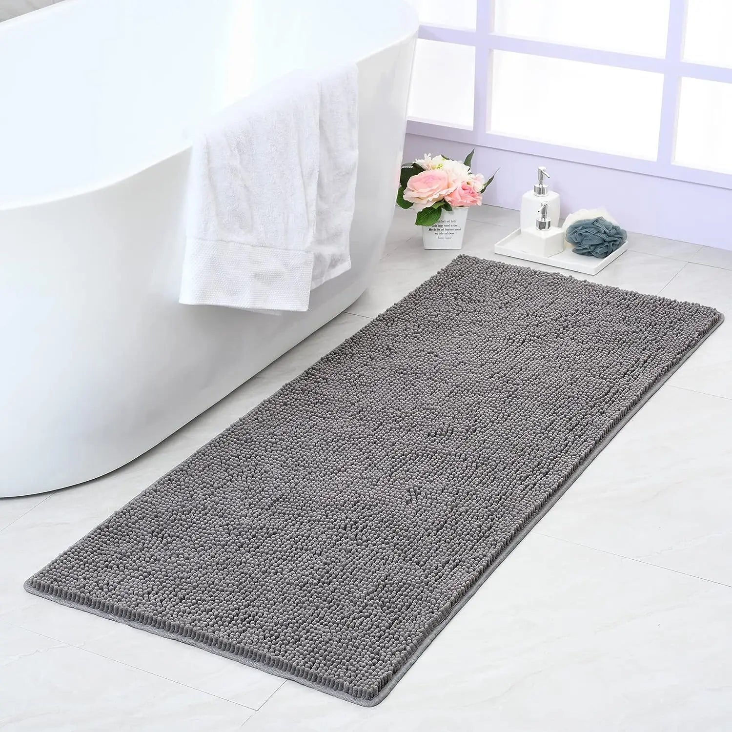 Soft Plush Non Slip Bath Mat Rug
