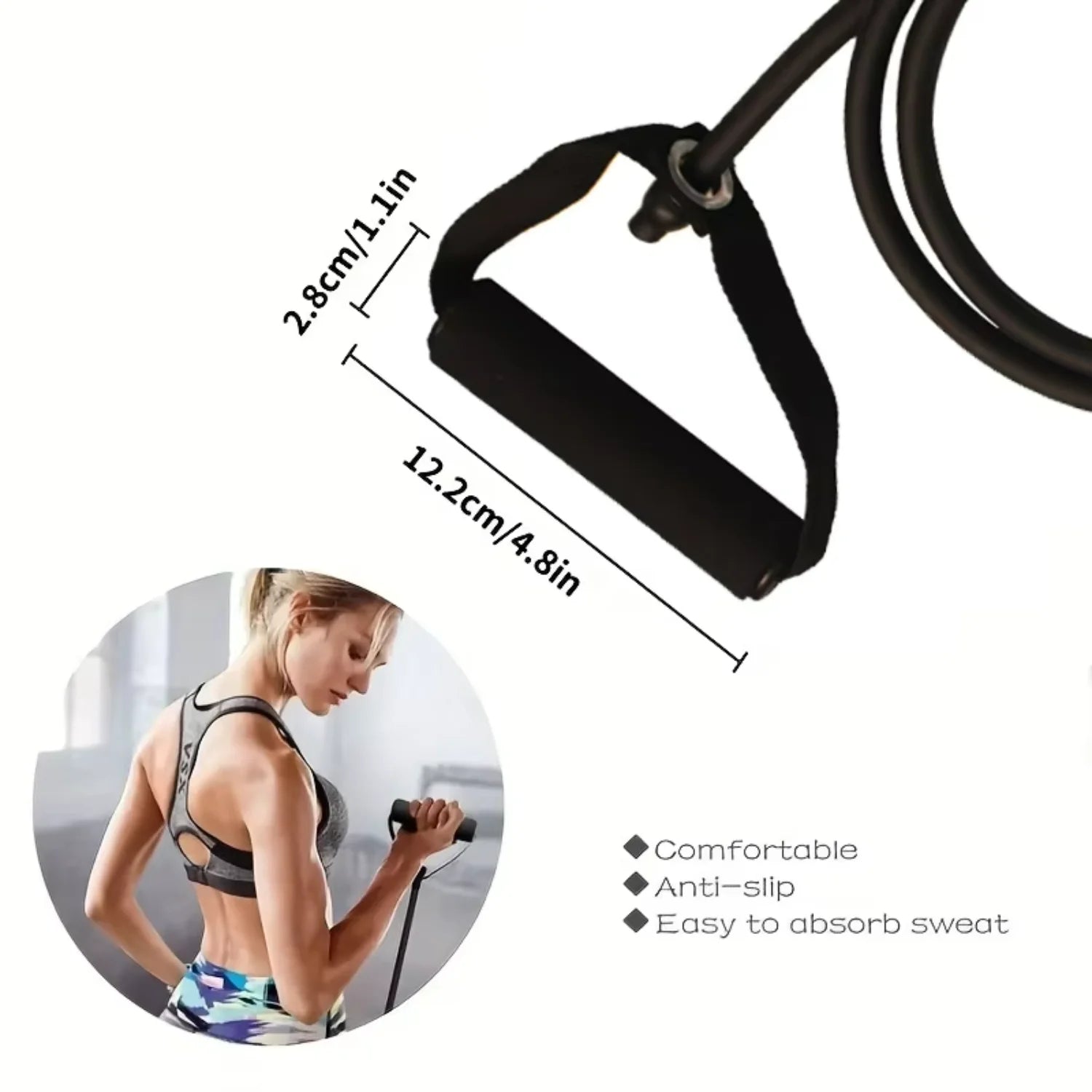 Workout Resistance Bands with Handles