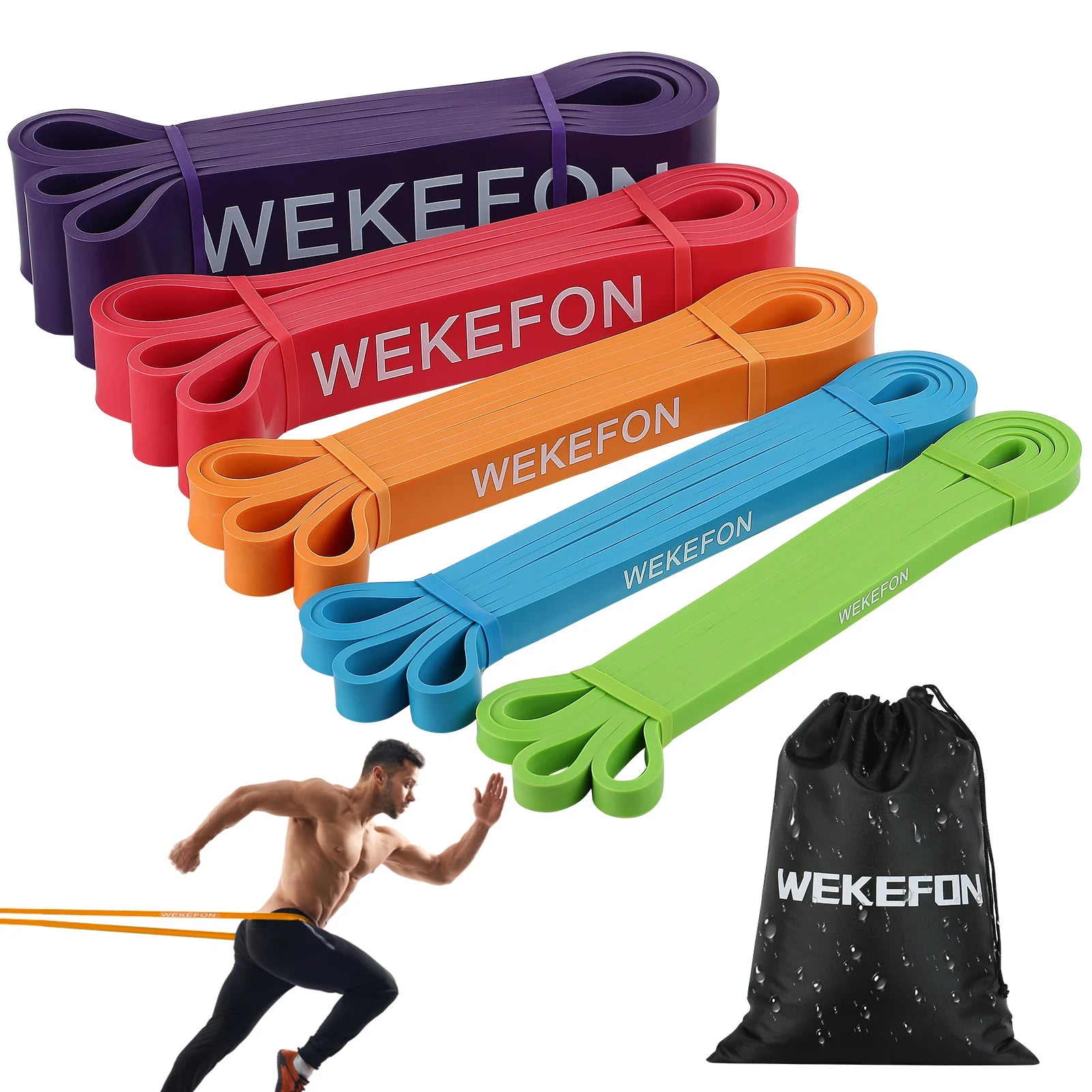 5PC Heavy Duty Pull-Up Bands Set