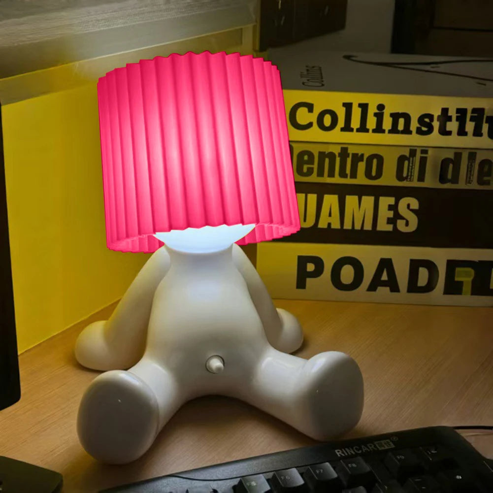 USB Shy Man LED Night Light Lamp