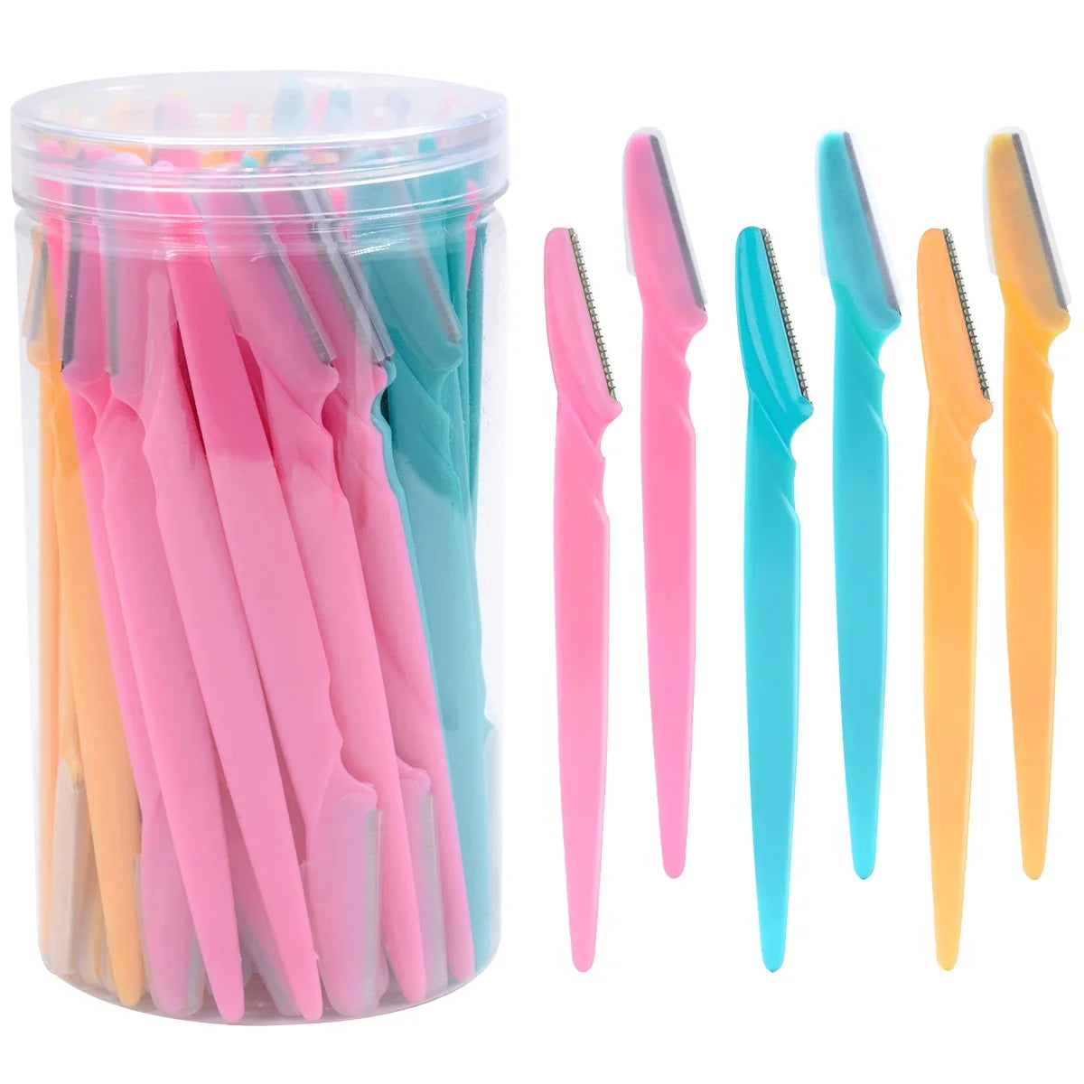 30PCS Eyebrow Razors with Case