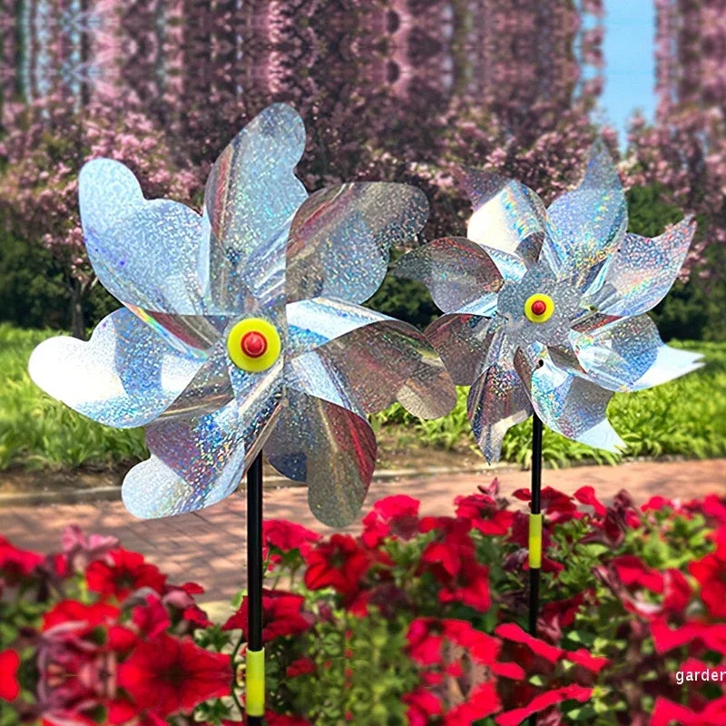 Laser Bird Repellent Windmill Spinner