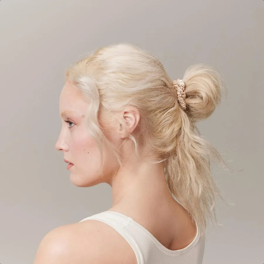 Slip Silk Skinny Scrunchies – Blonde 4PCS