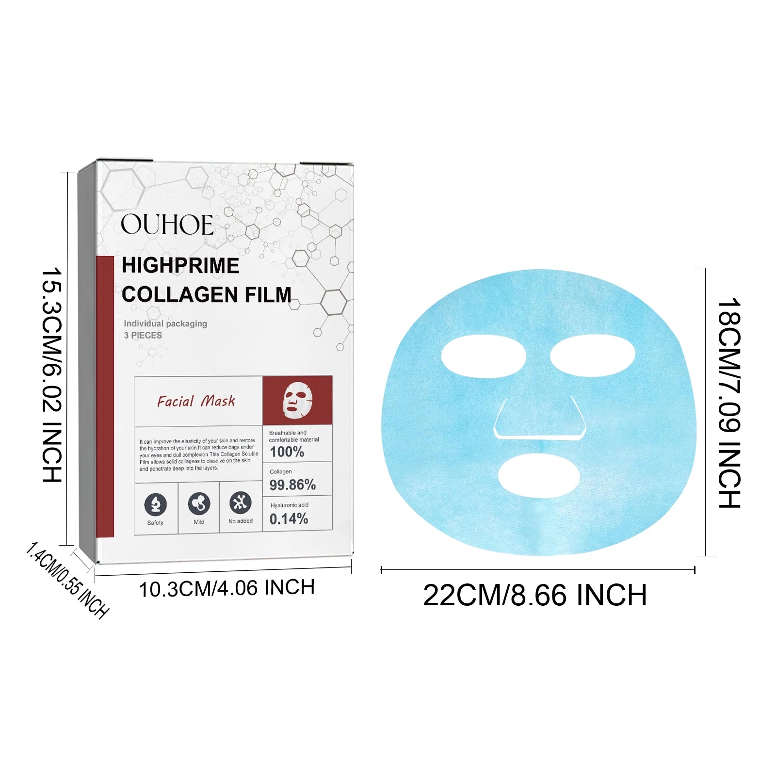 OUHOE Collagen Eye Mask – 1 Set