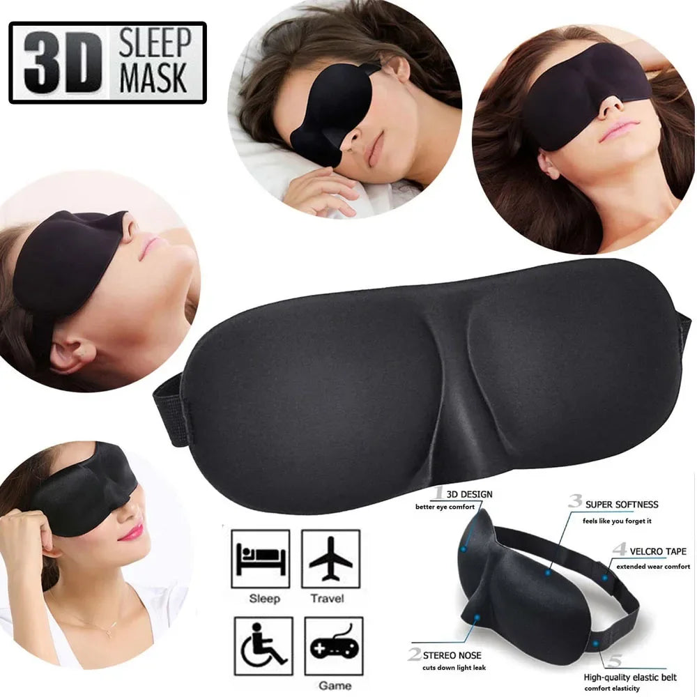3D Soft Padded Sleeping Eye Mask